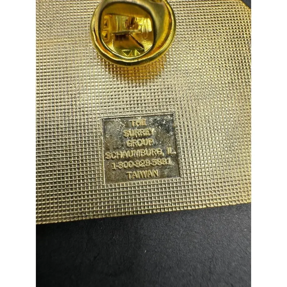 Vtg Telephone Pioneers of America Cloisonne Enamel Clothe Our Needy Newborn Pin